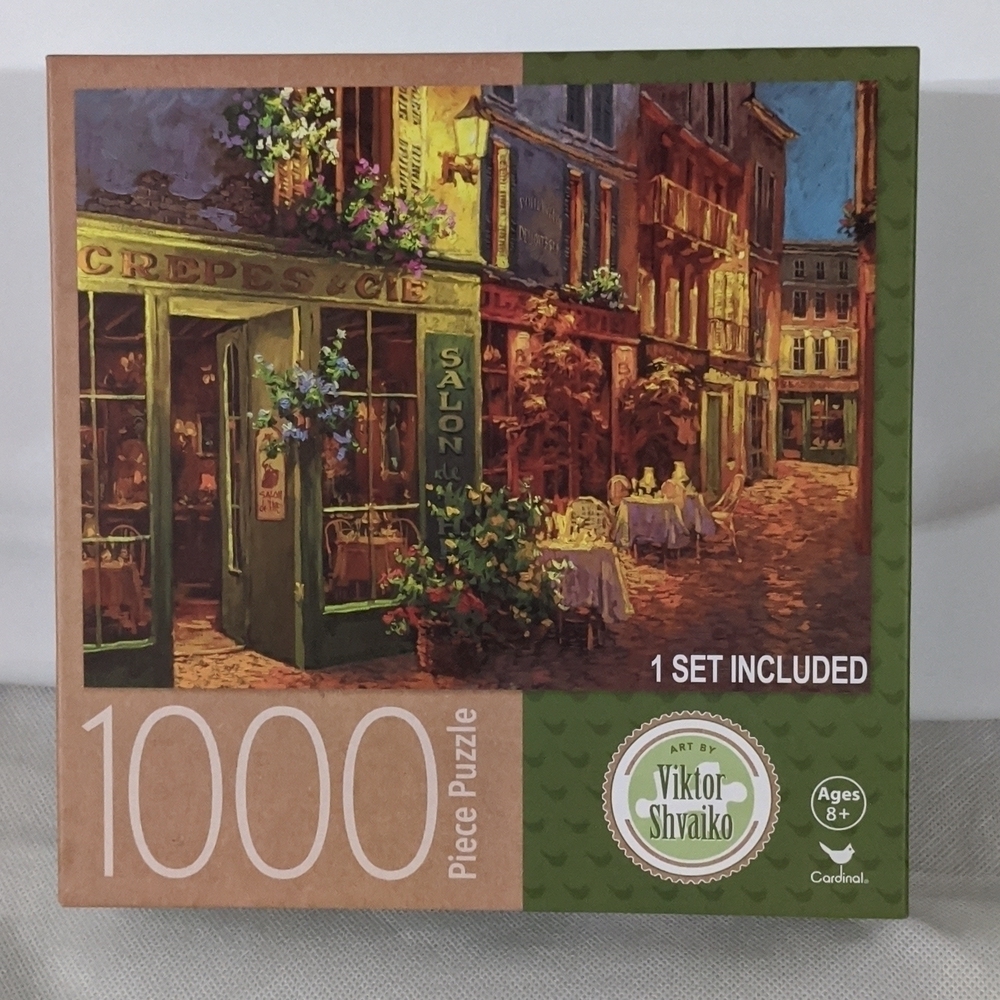 Cardinal Crepe & Cie 1000 PC Jigsaw Puzzle -  Art by Viktor Shvaiko  - N…